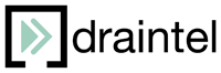 Logo Draintel de color negro.