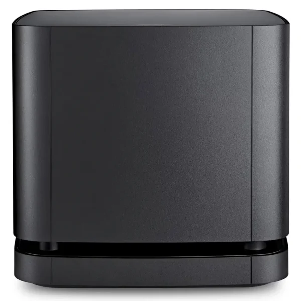 Vista frontal del altavoz subwoofer, modelo 500, de la marca Bose.